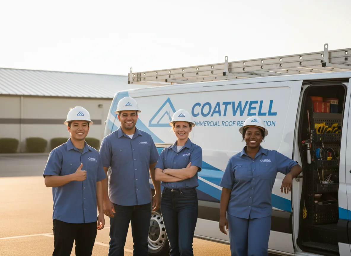 Commercial roof coating company in Deford, MI