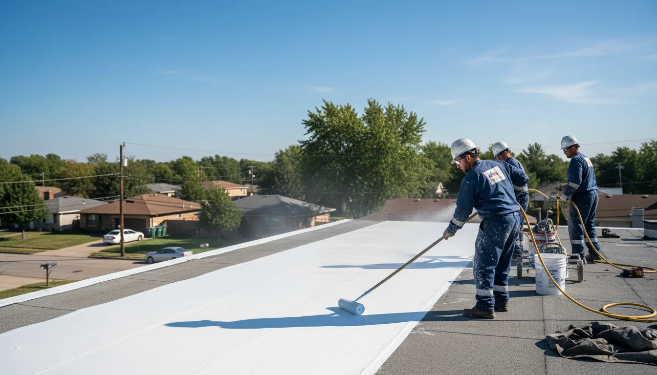 Commercial roof coating in Deford, MI near me